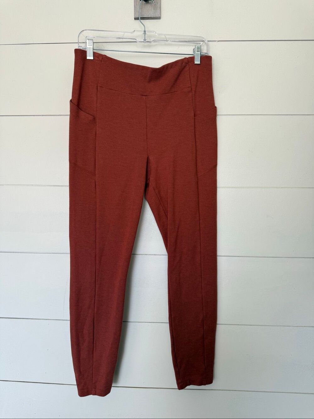 Cabi Women’s Medium Amber Rust Lean Leggings Pants Pull On